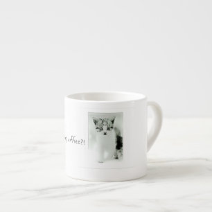 When are we having coffee Kitten Espresso Mug