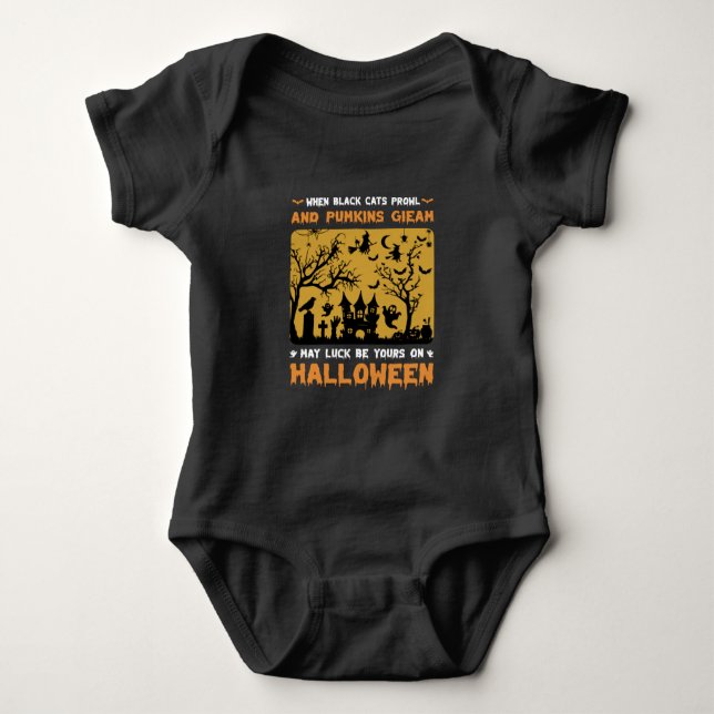 When Black Cats Roam     Baby Bodysuit (Front)