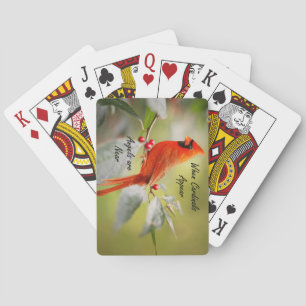 When Cardinals Appear, Angels are Near Playing Cards