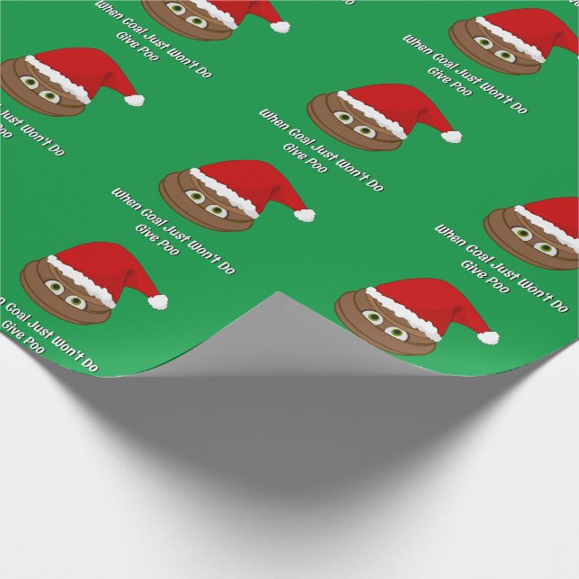 When Coal Just Won't Do Give Poo Wrapping Paper (Corner)