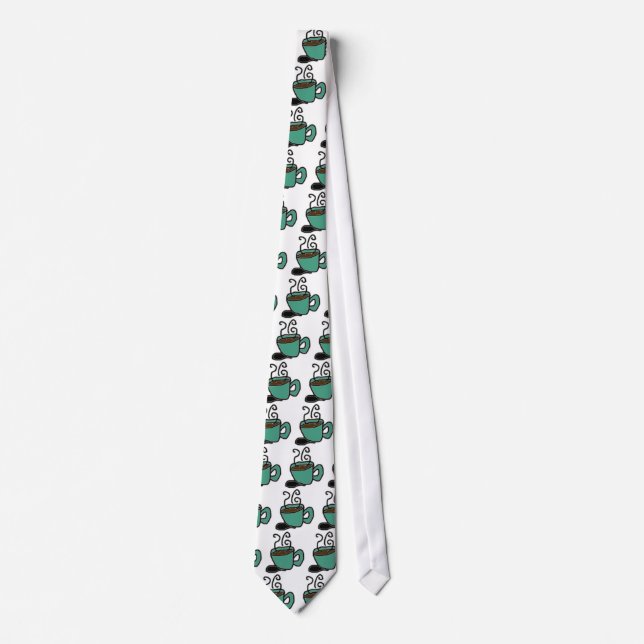 When coffee has you by the neck... tie (Front)