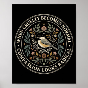 When Cruelty Becomes Normal Compassion Looks Poster