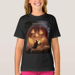 When Darkness Fall Kids Halloween T-Shirt