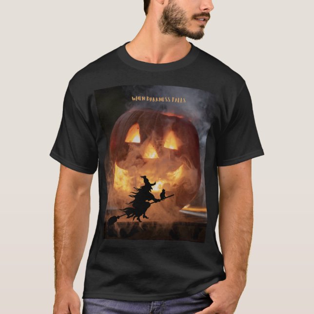When Darkness Falls Short Sleeve T-Shirt for Men  (Front)