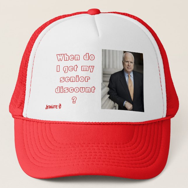 When Do I Get my Senior Discount Trucker Hat (Front)