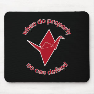 When Do Properly No Can Defend Against Crane Style Mouse Pad