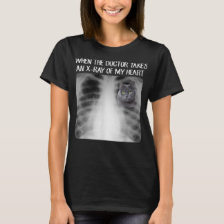 When Doctor Takes X-ray Of My Heart Funny Russian T-Shirt