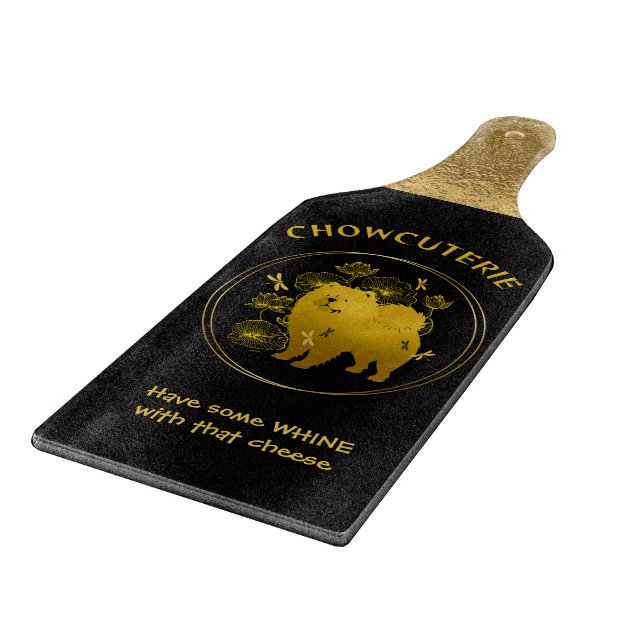 WHEN DRAGONS FLY  Chow    Cutting Board (Corner)