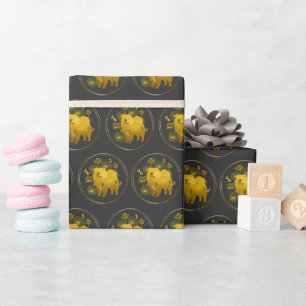 WHEN DRAGONS FLY  Chow   Wrapping Paper
