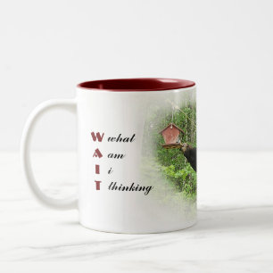 When eating is getting hard to stop Two-Tone coffee mug