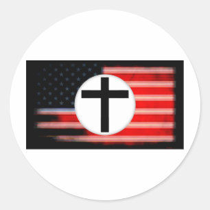 when fascism comes to America Classic Round Sticker