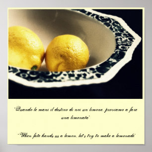 "When fate hands us a lemon, let... Poster