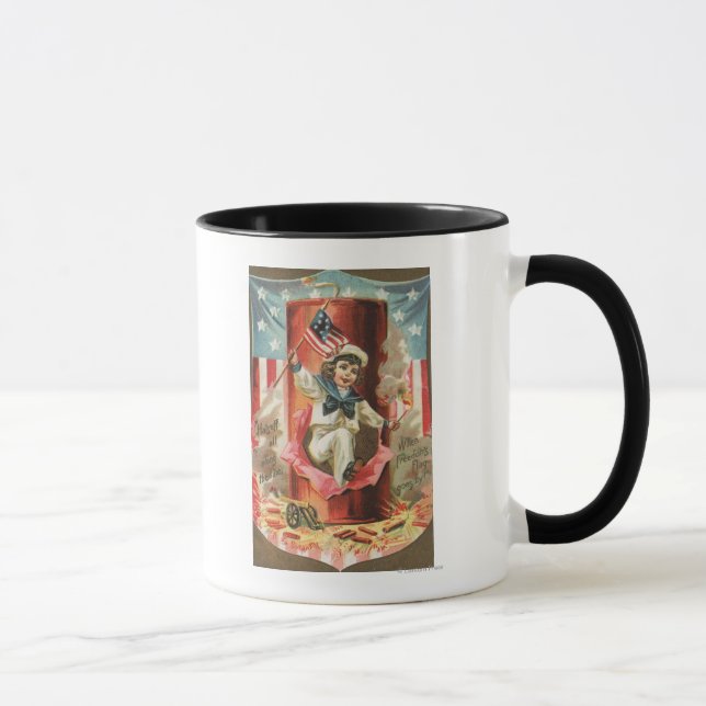 When Freedom Flag Goes By Mug (Right)