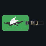 When Gators Fly Luggage Tag<br><div class="desc">A wonderfully snarky flying gator to identify your luggage. It's easy to customize.</div>