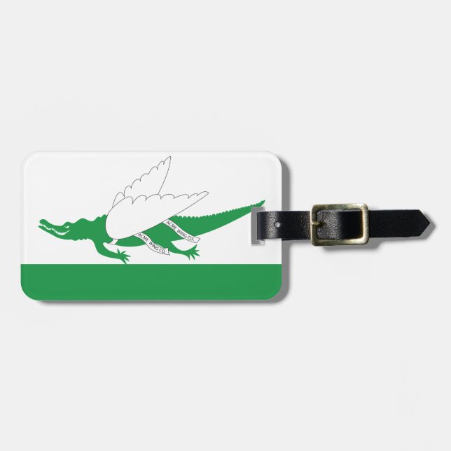 When Gators Fly Luggage Tag (Front Horizontal)