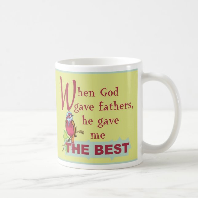 When God Gave Fathers© EngMug Coffee Mug (Right)