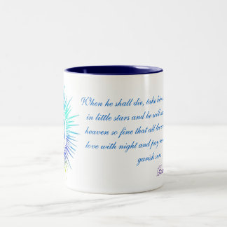 When He Shall Die Two-Tone Coffee Mug