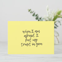When I am afraid%2C I put my trust in you