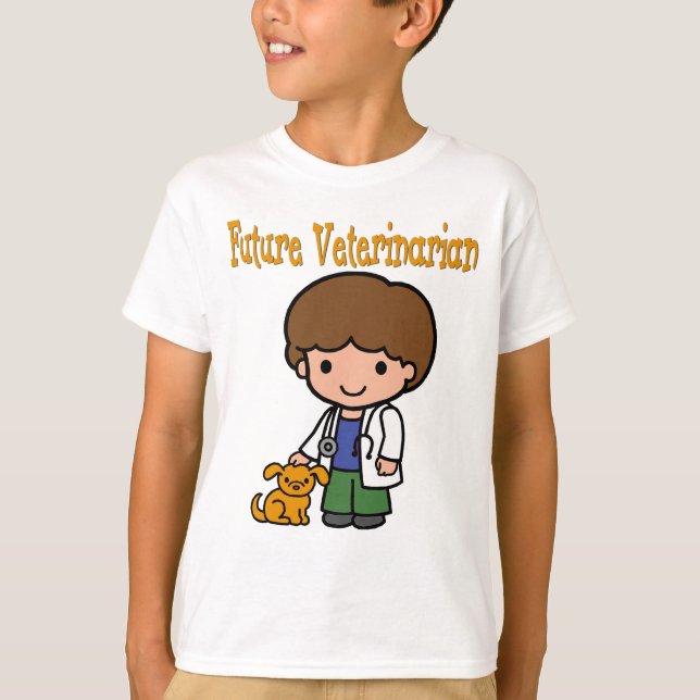 When I Grow Up Future Veterinarian T-Shirt (Front)