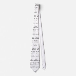 When I grow up I want to be a Superintendent Tie