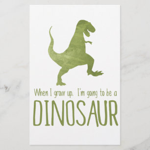When I Grow Up, I'm Going to be a Dinosaur