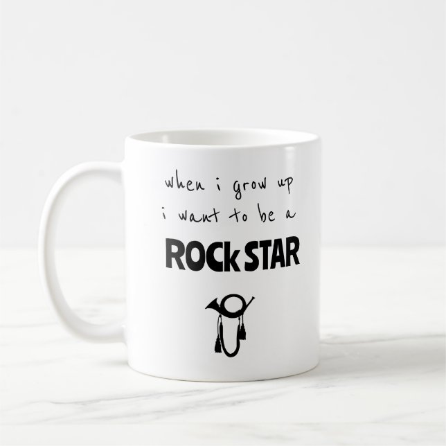 When I Grow Up Rock Star Coffee Mug (Left)