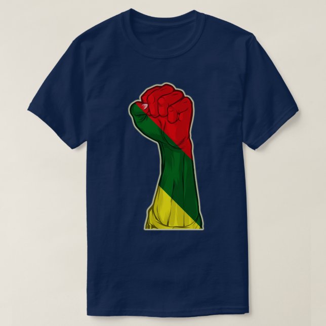 When I Raise My Fist T-Shirt (Design Front)