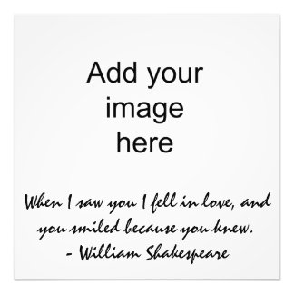 When I saw you I fell in love - Wall Art