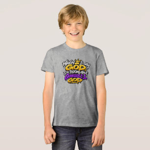 When I say God… Tri-Blend Shirt