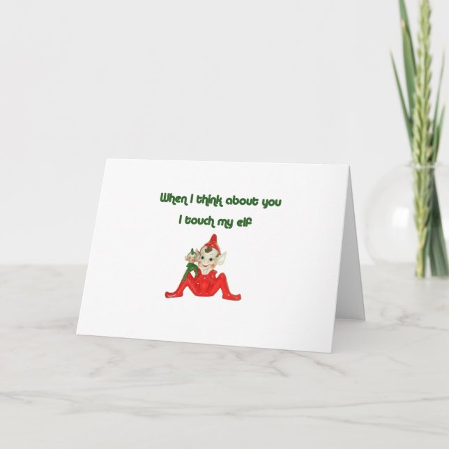 When I Think About You... Holiday Card (Front)