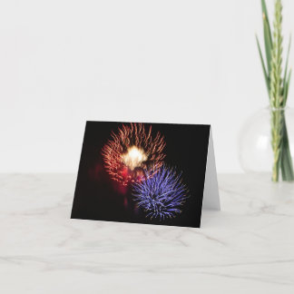 When I think of you I see fireworks Card