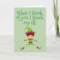 When I Think of you I Touch My Elf Funny