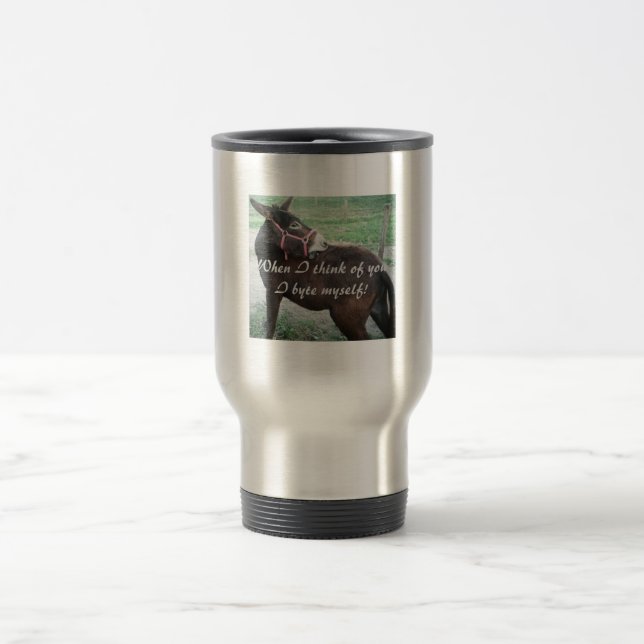 When I think of you Travel Mug (Center)
