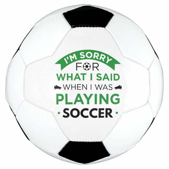 When I Was Playing Soccer Ball (Front)