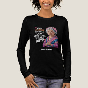 When Injustice Becomes Law Resistance Becomes Duty Tri-Blend Shirt