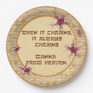 When It Chrains... Paper Plate