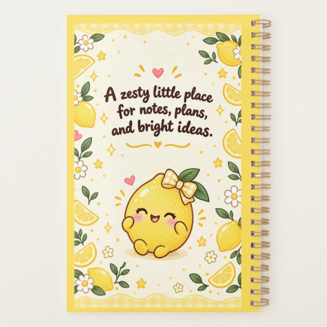 When Life Gets Sour, Make a Plan 🍋 Planner (Back)