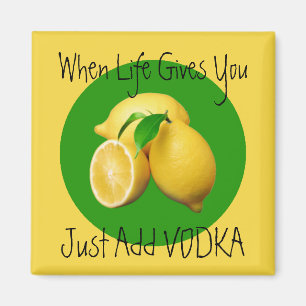 When life give Lemons Humour Magnet