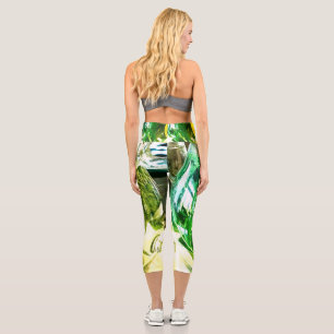 When life gives you lemons capri leggings