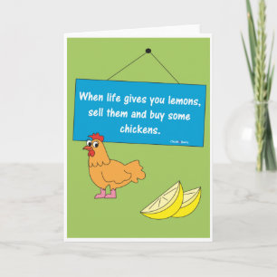 When Life Gives You Lemons - Greeting Card