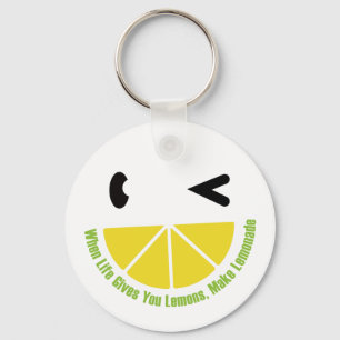 When Life Gives You Lemons, Make Lemonade Key Ring
