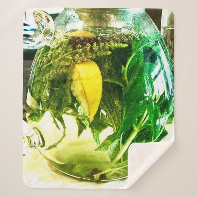 When life gives you lemons socks sherpa blanket (Front)