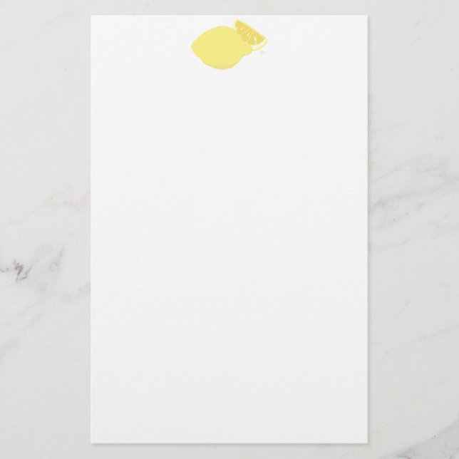 When Life Gives You Lemons Stationery (Front)