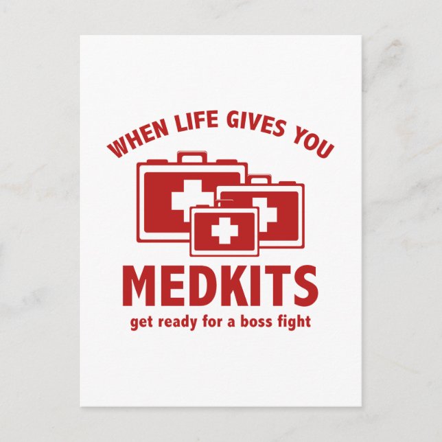 When Life Gives You Medkits Postcard (Front)