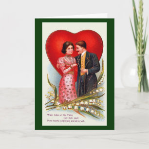 When Lilies of the Valley Cast Their Spell Holiday Card