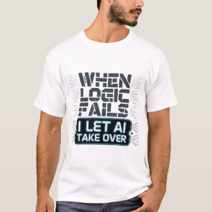 When Logic Fails – I Let AI Take Over Design T-Shirt
