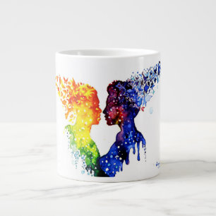 when love gives you butterflies large coffee mug