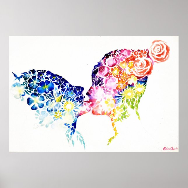 When love is blooming poster (Front)