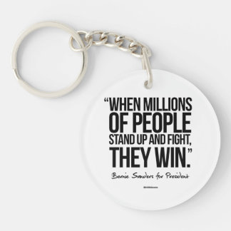 When Millions of People Stand up Key Ring
