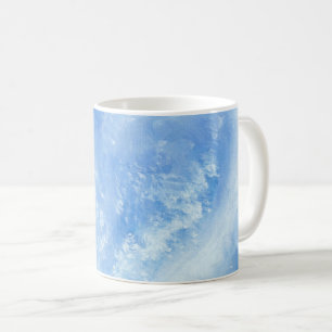 When ocean waves crash onto the shore watercolor coffee mug